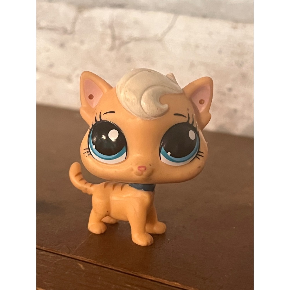 Littlest Pet Shop LPS #3877 Meow Meow Milkone Peach Kitty‎ Cat